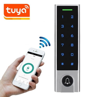 Waterproof / Waterproof Smart Waterproof Touch Keypad Standalone Access Control With TuyaSmart APP Support Gateway