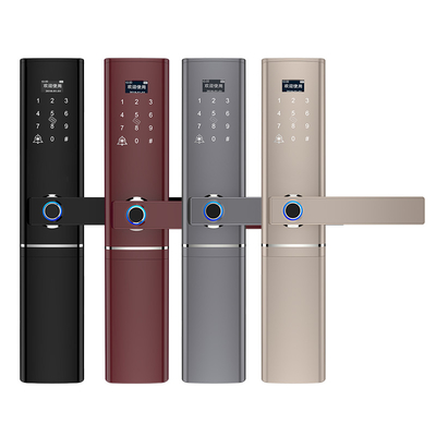 Digital Door Lock Fingerprint Card Password Unlock For Office Glass Door Use B700