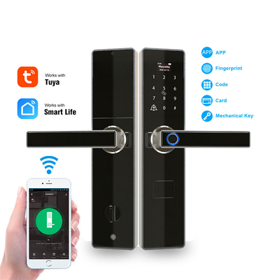 Apartment 304 Stainless Steel Biometric Fingerprint Entry WIFI Digital Keyless Smart Lock TTLOCK